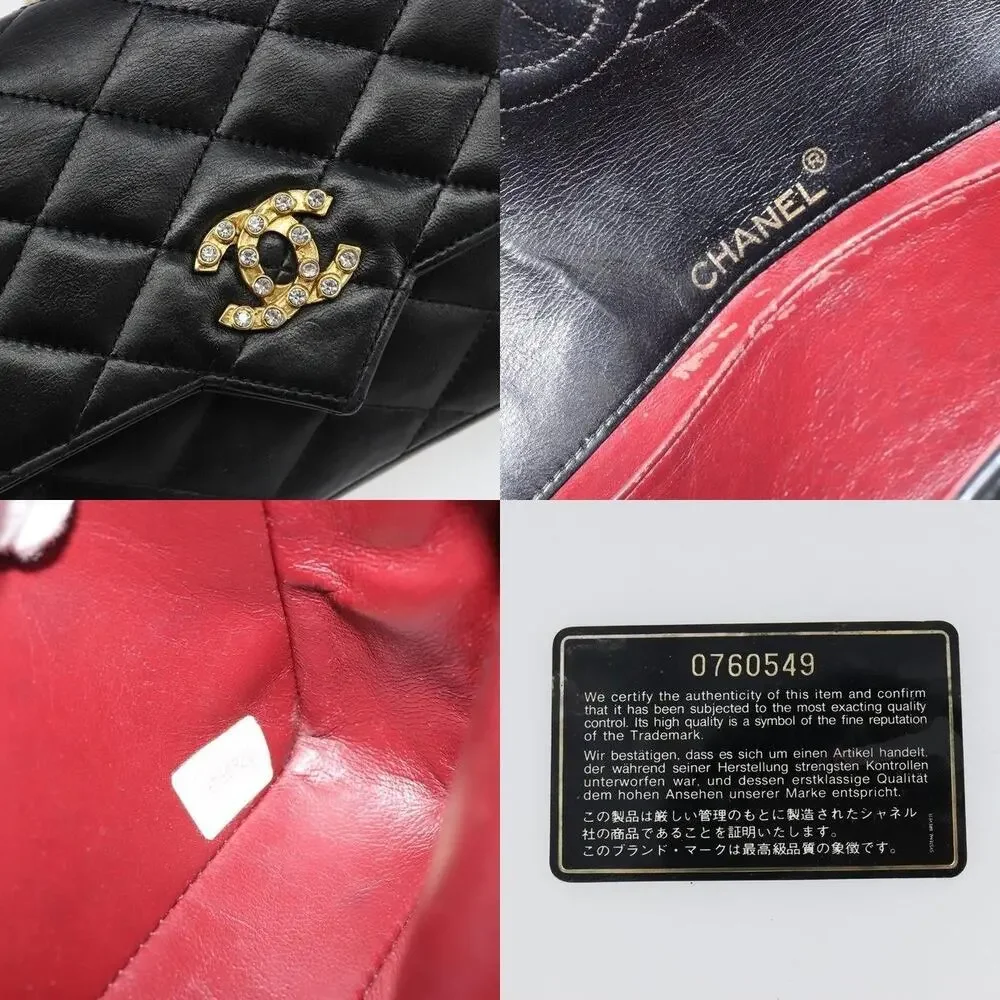 Chanel Matelasse Bijoux Chain Shoulder Bag Black
